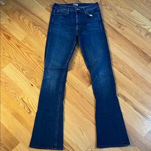 MOTHER Dark Blue Flare Jeans